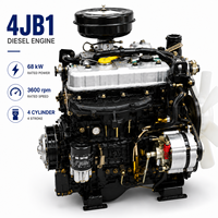 Ensemble moteur diesel Isuzu 4JB1 pour véhicule routier, 2,8 L, 4 temps, 57 kW, 3600 tr/min, puissance pour camionnette, camion léger, véhicule utilitaire
