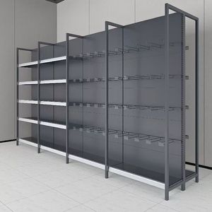 Estantería Metálica Comercial de Una Cara para Supermercados, Sistema de Exhibición Resistente y Autónomo para Tiendas - Product Image 4