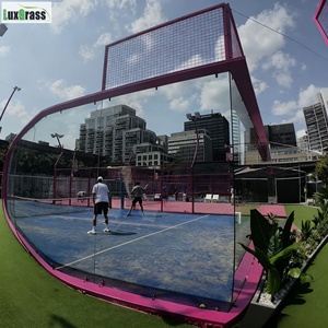 Nouvel équipement de court de tennis Super Panoramic Padre à prix d'usine avec un <span class=keywords><strong>beau</strong></span> design et des pagaies panoramiques Padre - Product Image 1
