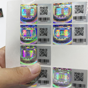 Tùy chỉnh Hologram mã QR Nhãn dán nhãn làm mất hiệu lực chất liệu với an ninh nhãn in logo - Product Image 5