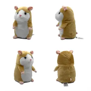 Super Soft Cute Talking Hamster Plush Repeats Everything You Say Animal Crossing Stuffed Animal Toy for 2-7 Years Old