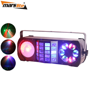 Marslite rgbw multi couleur DMX 512 stroboscope + gobo + derby + laser effet led scène dj lumière pour la décoration de scène - Product Image 1