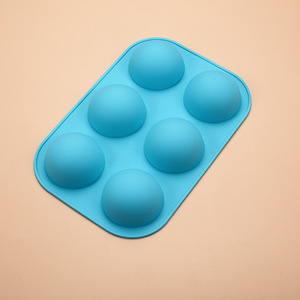 Ledun cấp thực phẩm Silicone nửa hình cầu bánh khuôn 6-khoang nướng khuôn cho món tráng miệng & Sô cô la - Product Image 3