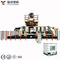 Développement d'équipements sur mesure disponible : Machine de soufflage par extrusion à double station pour réservoir IBC en plastique HDPE monocouche