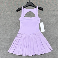 Nouvelle conception, logo personnalisé, vêtements de sport souples pour l'extérieur, jupe plissée de tennis, short, robe de sport, tenue de tennis pour femmes, vêtements de sport