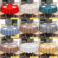 Nappe de salle à manger en PU moderne faite à la main imperméable à l'huile résistant aux taches couverture haut de gamme pour la maison hôtel Restaurant Table lavable