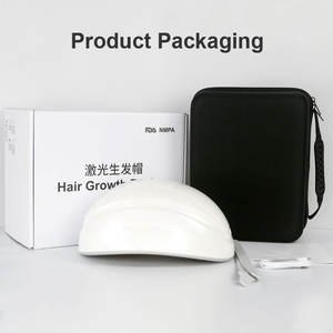 جهاز LLLT لنمو الشعر لمنع تساقط الشعر والتدليك الصحي لفروة الرأس بالليزر PDT بالأشعة تحت الحمراء ضوء أزرق أحمر عالي الطاقة جهاز نمو الشعر LLLT - Product Image 6