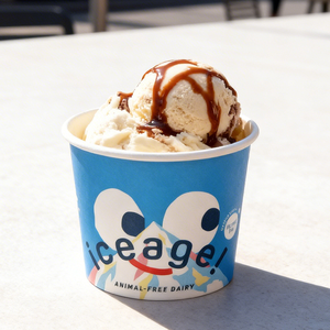 Vente directe usine – Contenant à dessert jetable personnalisé avec logo, en papier kraft, pour emporter, idéal pour la crème glacée - Product Image 1