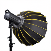 YUEYING LED-70cm Boîte à lumière parabolique pour flash de studio photo, monture Bowens, grille conique profonde, moule exclusif