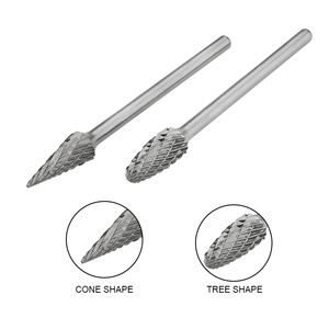 Fabrika toptan endüstriyel sınıf yüksek kalite 6mm 1/4 inç Tungsten döner kesici çelik kesim karbür çapak takım - Product Image 5