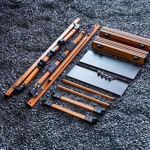 โต๊ะพับปรับระดับความสูงได้ พกพาสะดวก สำหรับตั้งแคมป์ ปิกนิก บาร์บีคิว โต๊ะ IGT สำหรับการตั้งแคมป์และการเดินทางด้วยรถยนต์ - Product Image 4