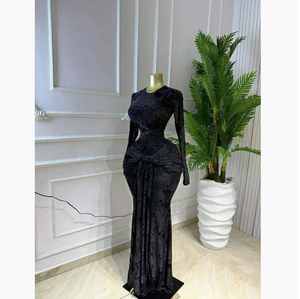 Abiti in Stile Europeo e Americano Primavera 2026, Vestito Aderente a Maniche Lunghe con Collo Tondo, <span class=keywords><strong>Gonna</strong></span> Lunga - Product Image 5