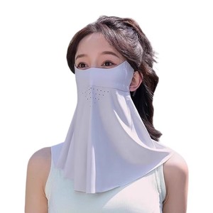 Masque de protection solaire intégral UPF50+ respirant en soie glacée pour femme avec voile de protection du cou - Product Image 5