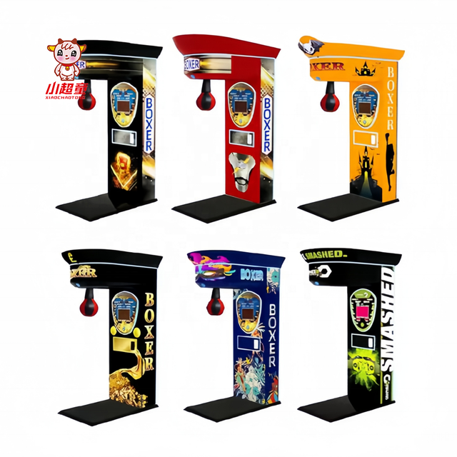 Professional Coin-Operated Electronic Punch and Kick Stand Punching Bag Kick Power Arcade Game Training Simulator Boxing Machine