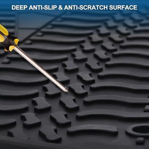 Ajuste personalizado Jeep Wrangler JL 4x4 puerta 2018-2025 alfombrillas de coche para todo tipo de clima resistente <span class=keywords><strong>Auto</strong></span> Liner látex protección para todo tipo de clima - Product Image 3