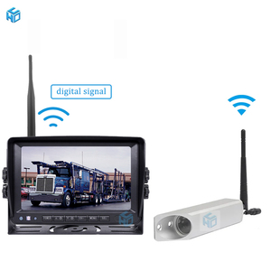 Kit de cámara de <span class=keywords><strong>Monitor</strong></span> LCD inalámbrico Digital de 7 pulgadas de 2,4G, sistema de visión trasera de fácil instalación para camión, autobús, carretilla elevadora, vista nocturna impermeable - Product Image 5