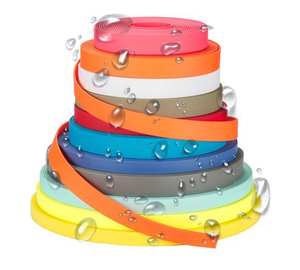 Accesorios de cuerda de tracción para perros de poliéster impermeable aceptados en fábrica al por mayor Collar para mascotas recubierto de PVC correas de textura en relieve - Product Image 4