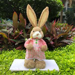 Décorations <span class=keywords><strong>de</strong></span> Pâques en paille <span class=keywords><strong>de</strong></span> <span class=keywords><strong>lapin</strong></span> <span class=keywords><strong>de</strong></span> 45 cm, scène <span class=keywords><strong>de</strong></span> présentation, boutique, décoration <span class=keywords><strong>de</strong></span> la maison <span class=keywords><strong>de</strong></span> Pâques, nouveauté 2026 - Product Image 4