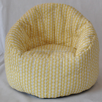 Pouf moderne citrouille pour adultes enfants doux dégradé mobilier de salon personnalisé vente en gros mousse canapé sac nouveau pouf
