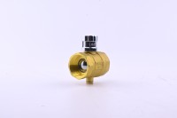 Válvula de bola de latón Gao Tong Q11F 16T con rosca interna, tamaño de puerto de 2 pulgadas, fabricada en China, con maneta metálica para circulación de agua en tuberías