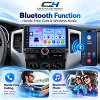 Système de navigation stéréo pour voiture compatible avec Tacoma 2005-2015, écran tactile Android 15 IPS, CarPlay sans fil, GPS, WiFi, USB, multimédia