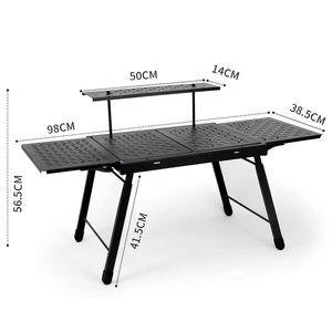 Mesa táctica IGT multifuncional para exteriores, mesa de comedor plegable portátil para acampar - Product Image 1