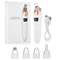 Appareil de nettoyage des pores 5 en 1 pour le visage, aspirateur de points noirs, nettoyeur de pores pour le visage, aspiration des points noirs, traitement de l'acné