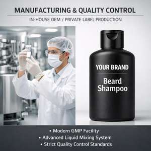 Champú para Barba de Marca Privada OEM, Limpiador Suave para Barba, Fabricante de Productos de Aseo Masculino, Serie Profesional para Barbería - Product Image 4