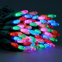 110V American LED Lampe String Bier Note M5 Ice Edge Outdoor Wasserdichte Mini Weihnachts baum Lampe IP65 10m Dimmbar Großhandel