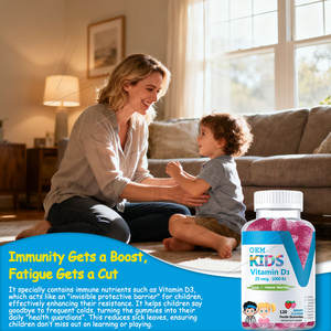 Gomitas de Vitamina D3 Premium para Niños en Stock para Venta Rápida, Servicio de Marca Blanca Completo y Entrega Rápida - Product Image 4