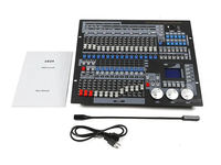 Kingkong 1024 DMX Console d'éclairage de scène Contrôleur DMX512 avec 1024 canaux pour DJ Événements Concerts Spectacle Éclairage