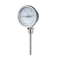 Festop 60mm 100mm RVS industriële waterleiding airconditioning olietank bimetaal thermometer radiale axiale wijzer
