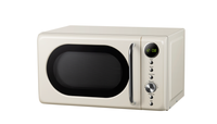Four à micro-ondes vapeur miniature rétro multifonction crème, vente chaude d'usine OEM, 220V 20L avec grill