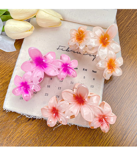 מפעל הסיטונאי 11 ס "מ צבע פלסטיק שיער טופר קליפים שיער גדולים עבור ילדה - Product Image 1