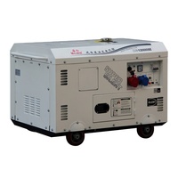 Groupe électrogène diesel silencieux AC/DC 10KW 12KW 10KVA 15KVA 20KVA pour alimentation de secours domestique, onduleur 10-17KW