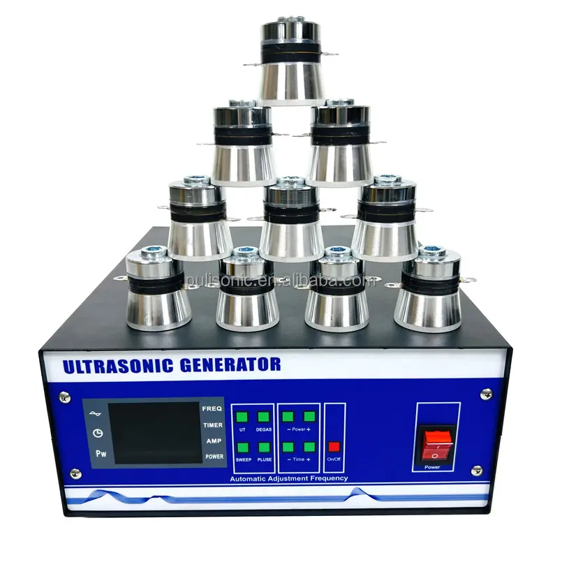 2000W 40KHZ Liquid Ultrasonic High Power Pulse Generator Digital Ultrasonic Generator For Lab Ultrasonic Cleaner