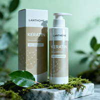 Shampooing Rafraîchissant à la Kératine de Qualité Spa, Formule Douce Anti-Pelliculaire, Usage Quotidien, Tous Types de Cheveux, Sans Sulfate, Mousse Abondante, Vente en Gros