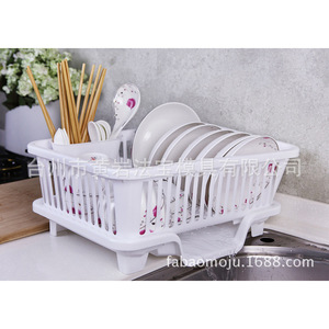 Draining Dish Rack <b>Plastic</b> PP Quick Dry Square Sink Shelf Dish Organizer Storage <b>Basket</b> Injection Molding - Product Image 4