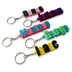 Diseño Personalizado Regalos Promocionales Animal de Dibujos Animados 2D 3D PVC Suave Llavero de Goma Llaves de Silicona Regalos de Recuerdo Llaveros - Product Image 1