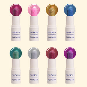 Palette de peinture minérale mate pour le visage d'Halloween, 8 couleurs fluorescentes, maquillage imperméable, séchage rapide, brillant à lèvres - Product Image 1