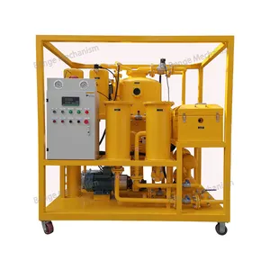 Bester Preis integriertes Schmieröl-Vakuum Ölreinigungsplatte und -Rahmen Ölreiniger Entgasung Dehydration PLC-Filtersystem