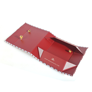Reusable Boutique Handmade Custom Design Magnetic Closure Box Folding Magnetic Shoe Box With Handle - Product Image 2