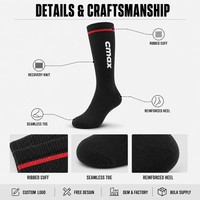 Chaussettes de compression personnalisées pour la récupération, la course à pied, le cyclisme, le marathon – Support OEM, vente en gros, conception gratuite, logo personnalisé