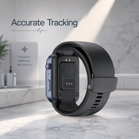 Reloj Inteligente 4G con Bomba de Aire para Medir la Presión Arterial, Monitor de ECG, Frecuencia Cardíaca, IP65, AMOLED, Resistente al Agua, Silicona, Venta Directa de Fábrica al por Mayor