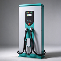 Station de recharge haute puissance 360 kW CC pour véhicules électriques, double prise, avec écran LCD, arrêt d'urgence, fonction Park and Ride