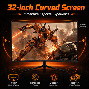 Moniteur LCD économique de 32 <span class=keywords><strong>pouces</strong></span>, 240 Hz, écran de bureau professionnel, Full HD 1080p, ports VGA et HDMI, écran d'ordinateur <span class=keywords><strong>pas</strong></span> <span class=keywords><strong>cher</strong></span> pour étudiants - Product Image 2