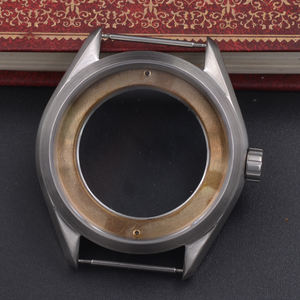 Boîtier de montre mécanique <span class=keywords><strong>automatique</strong></span> 41 mm argenté compatible avec les mouvements ETA 2836, 2824, Mingzhu/DG 2813/3804, <span class=keywords><strong>Miyota</strong></span> 8205/8215/<span class=keywords><strong>821A</strong></span> - Product Image 5