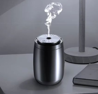 Nouveau mini diffuseur d'arômes portable ultrasonique sans eau rechargeable de 65 ml, pulvérisation automatique intelligente pour voiture et maison