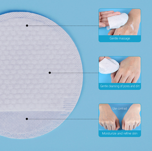 Lingettes démaquillantes, tampons de coton zéro porosité, tampons nettoyants exfoliants pour le visage à l'acide glycolique, vente en gros - Product Image 3
