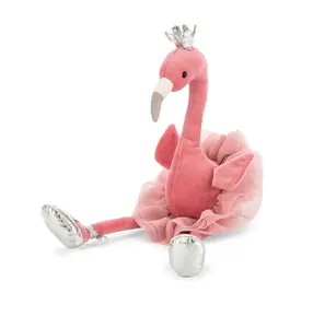 2024 Hot Selling Popular Designs Flamingo Queen Plush Toys Stuffed Animals Dolls Home Decoration For Children Customized Toys